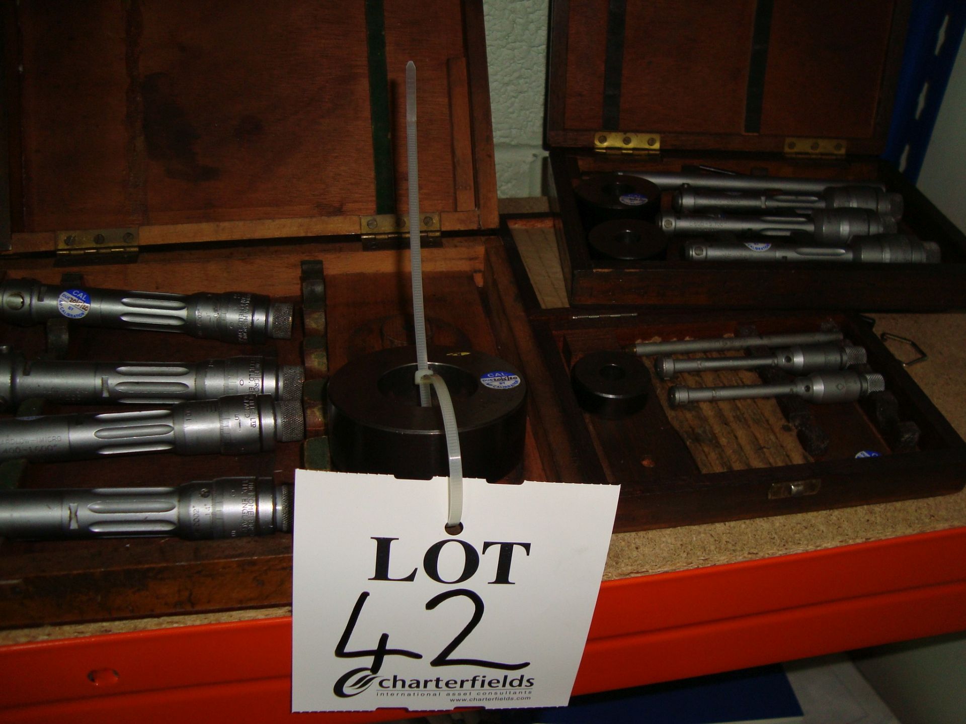 A quantity of digital micrometers, ring and slip gauges as lotted - Image 4 of 5