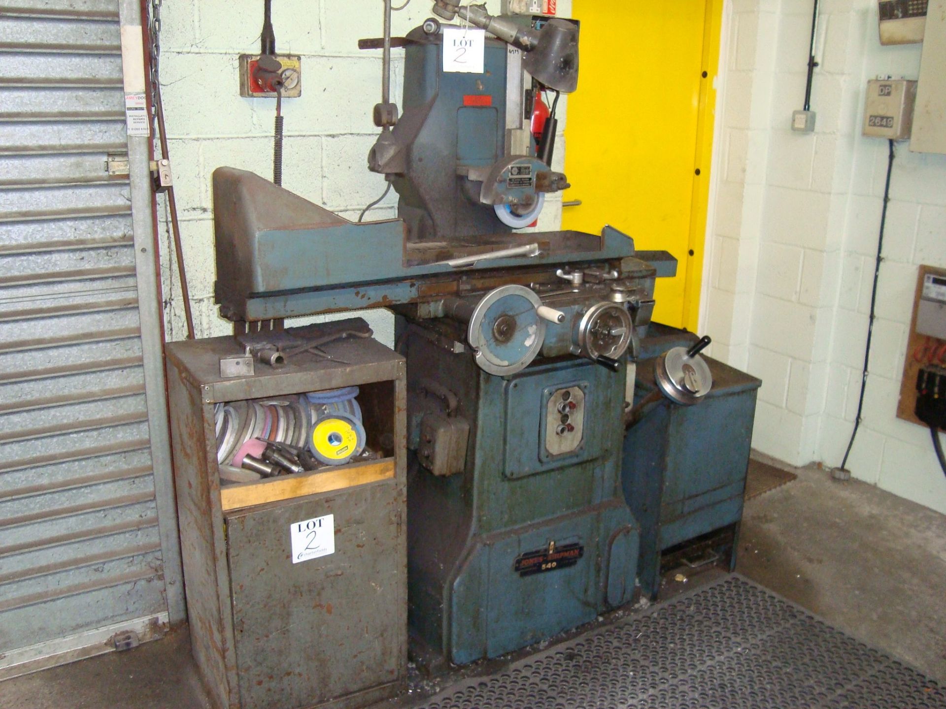 A Jones and Shipman 540 6"x18" horizontal surface grinding machine, with magnetic surface plate, - Image 2 of 3
