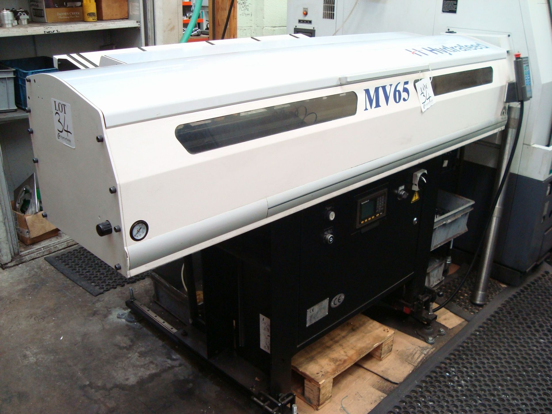 Hydrafeed MV65 Multifeed CNC magazine bar feed unit Serial number 16140836. Collection strictly by - Image 2 of 2