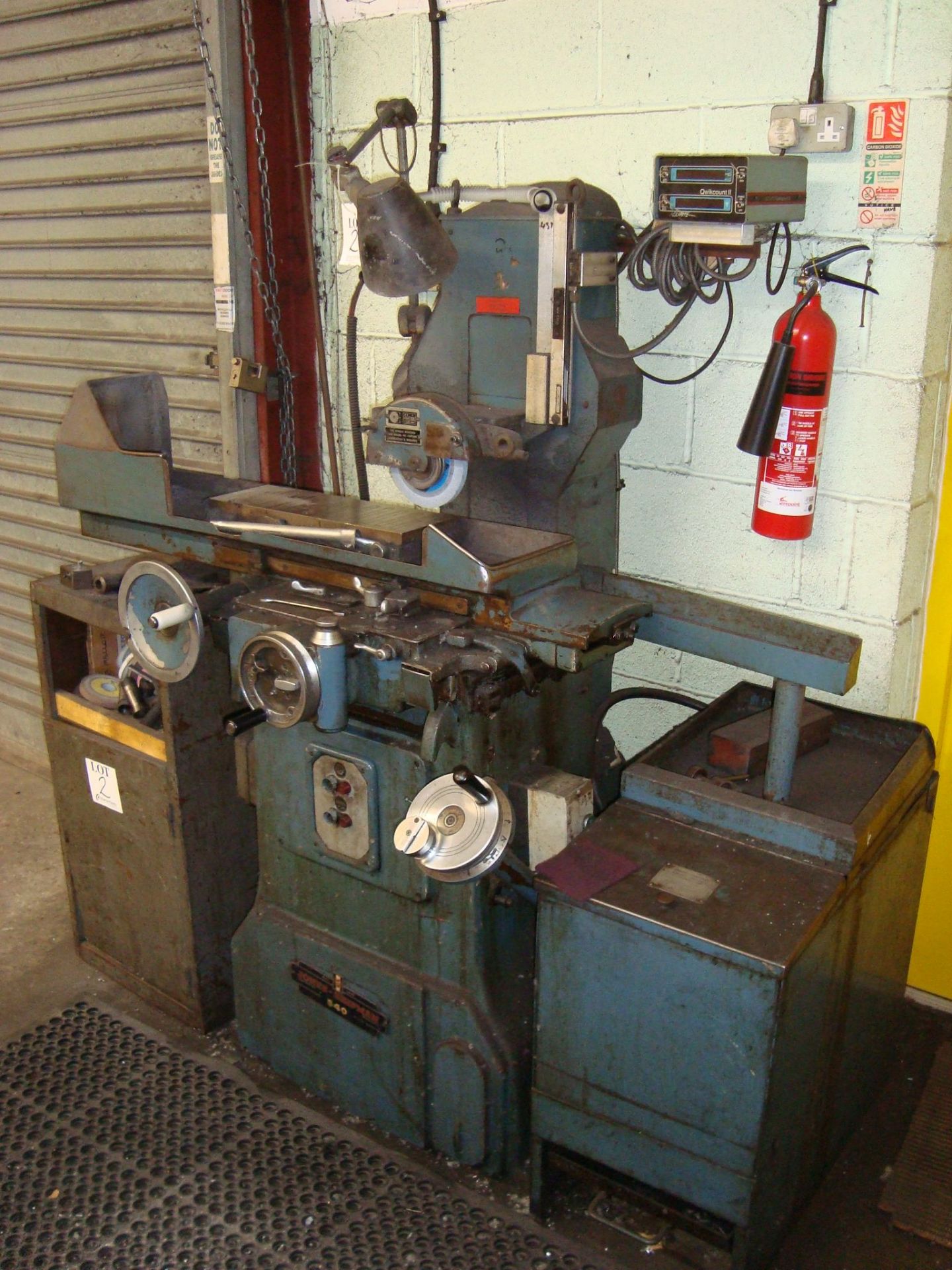 A Jones and Shipman 540 6"x18" horizontal surface grinding machine, with magnetic surface plate, - Image 3 of 3