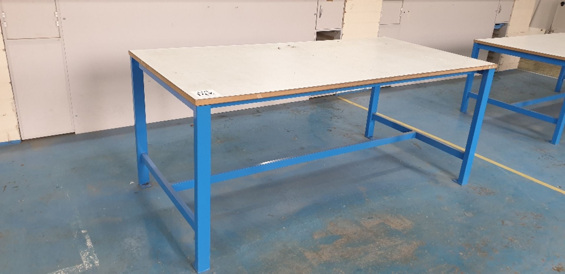 1000 x 2000 metal framed table