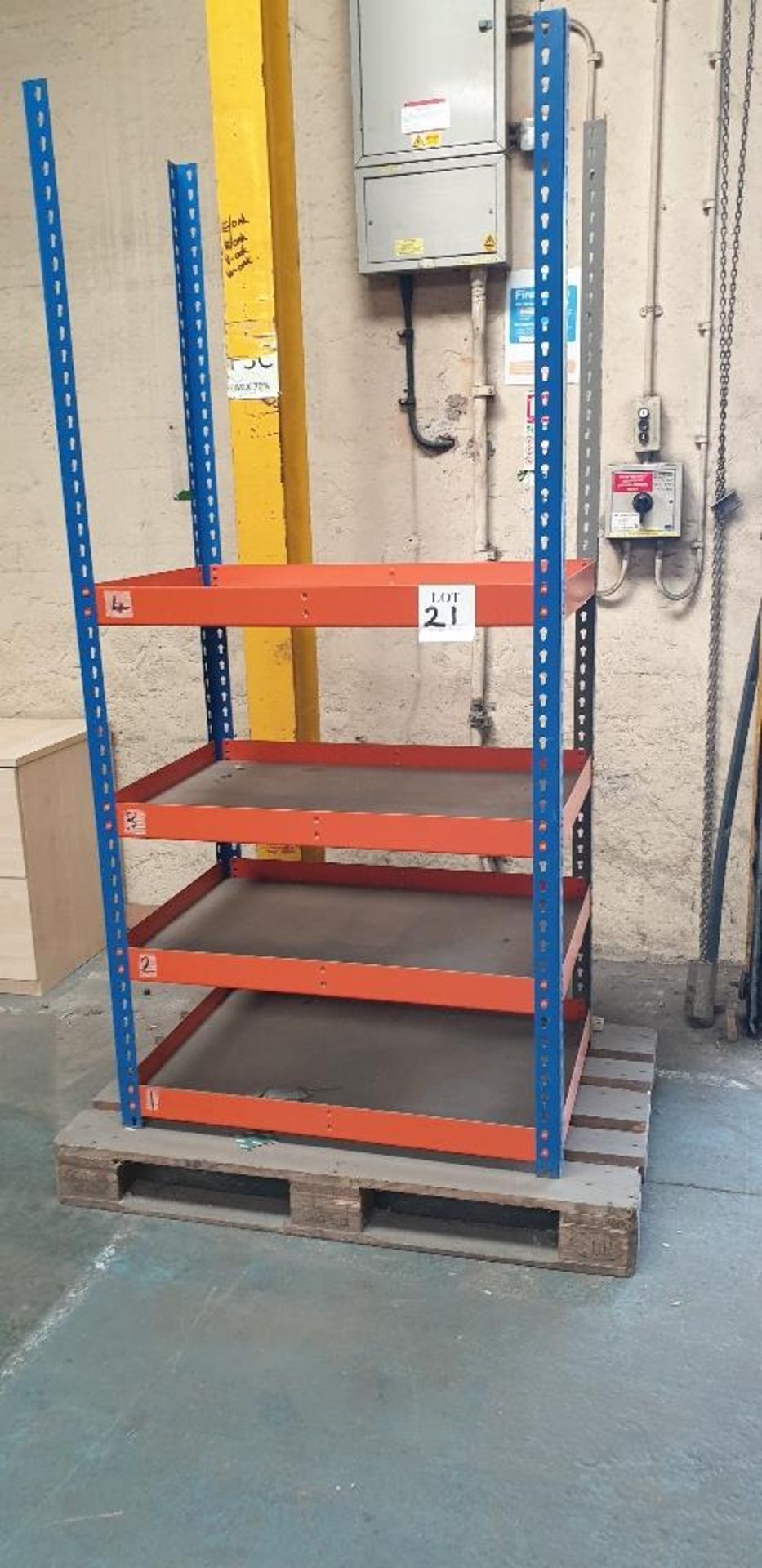 4 tier adjustable light duty racking