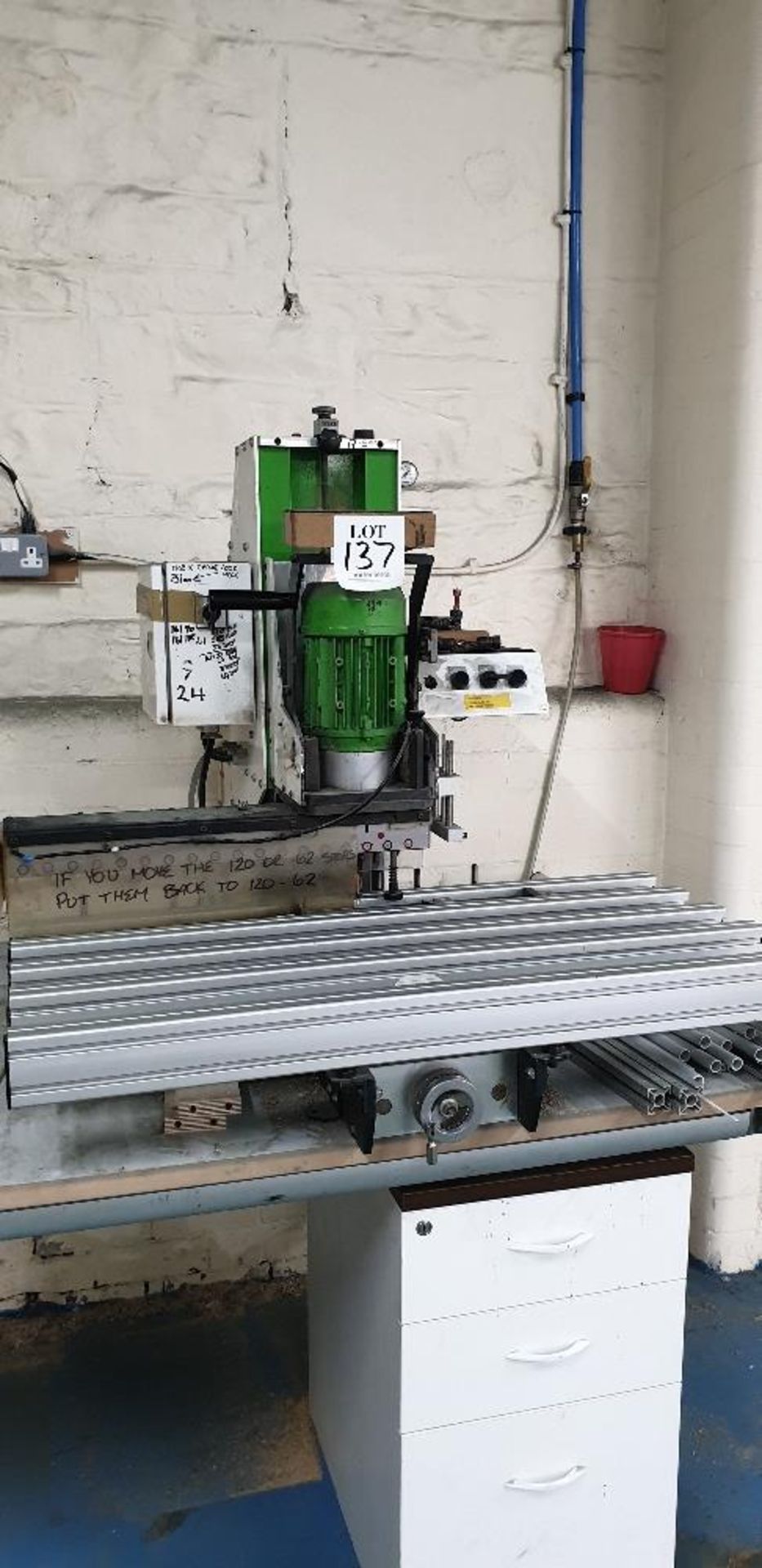 Grass Flexi-Press hinge drill/router. Year of manufacture 2003