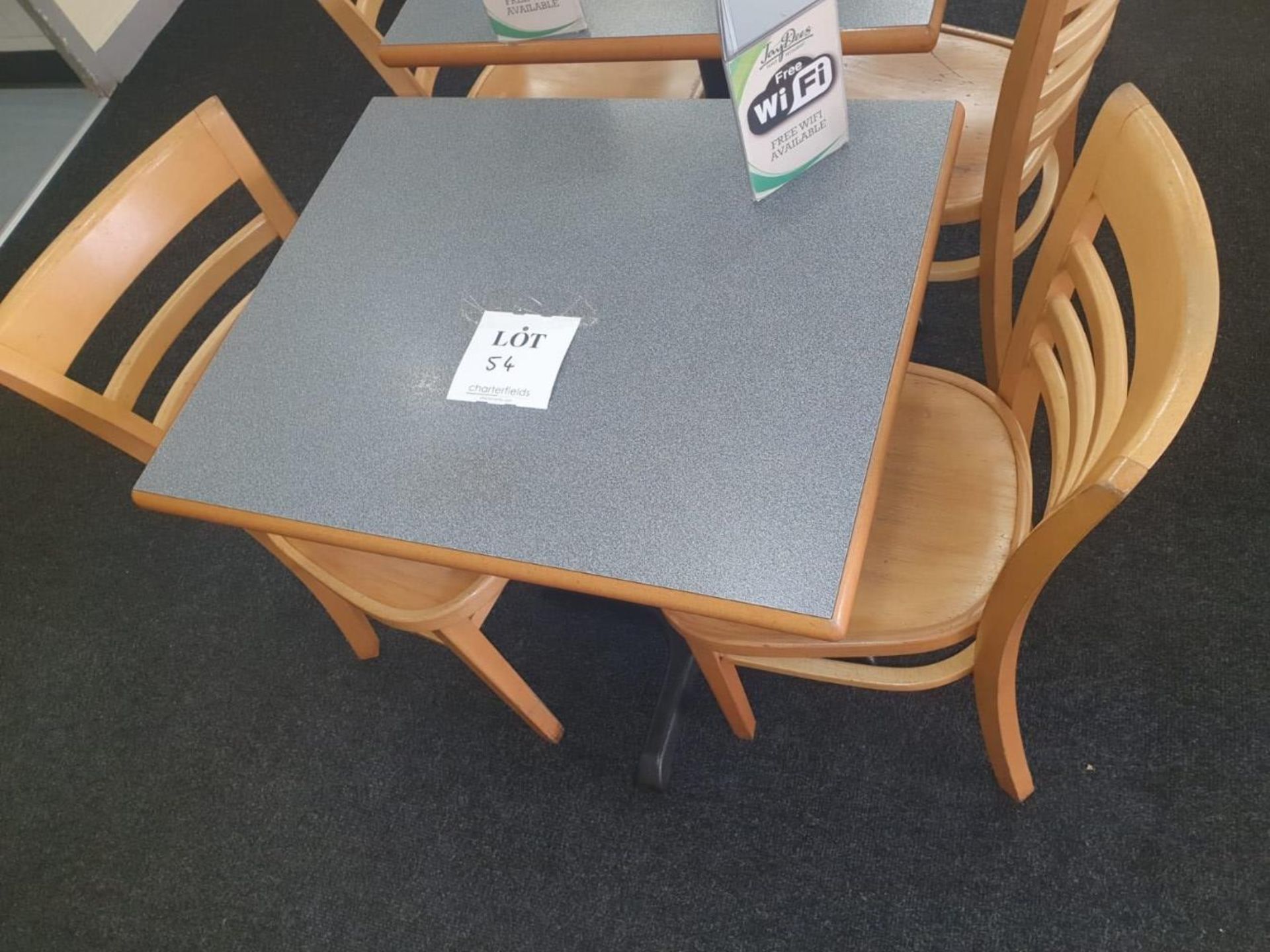 Two seater table with 2 - chairs