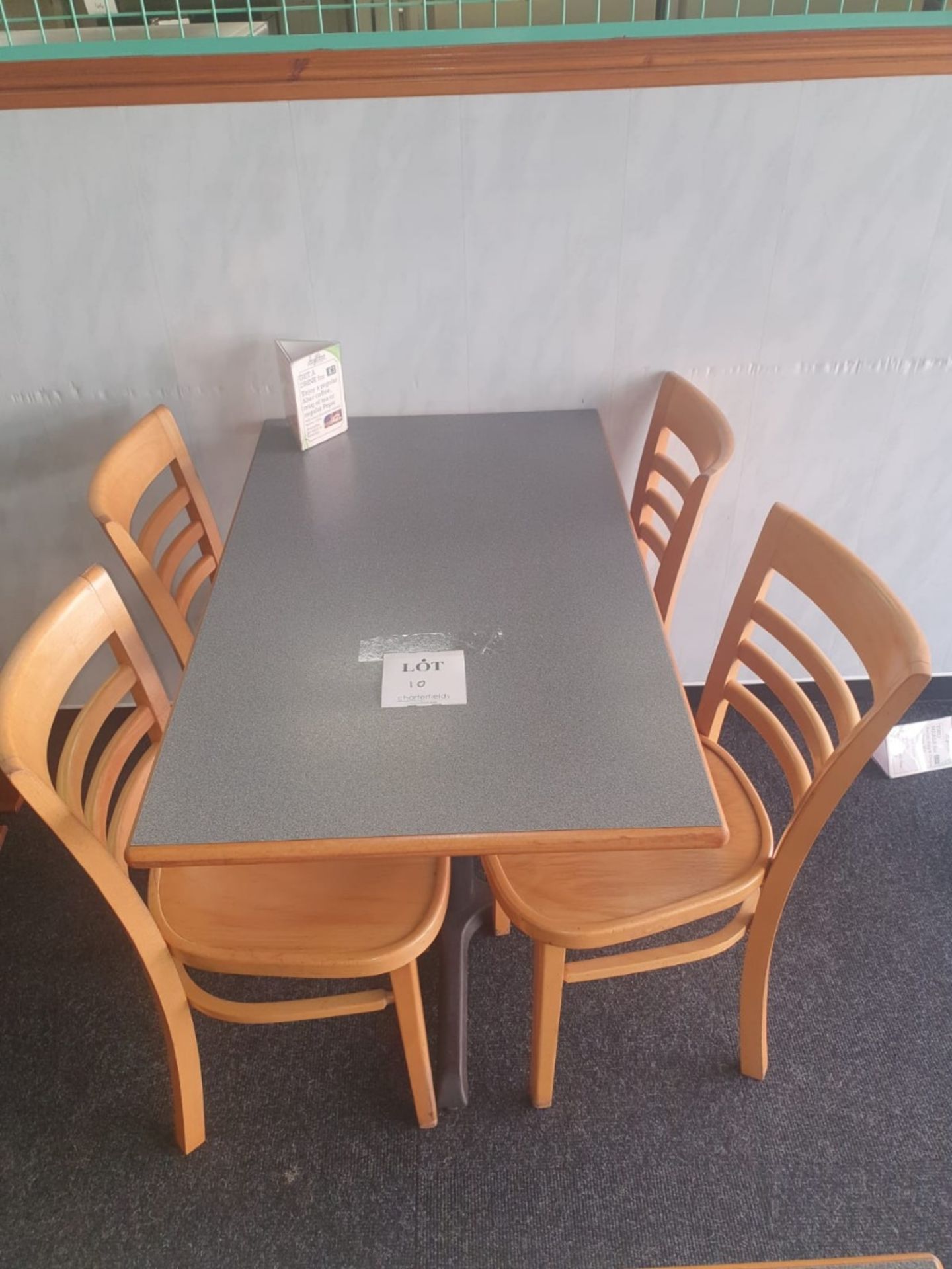 Four seater table with 4 - chairs