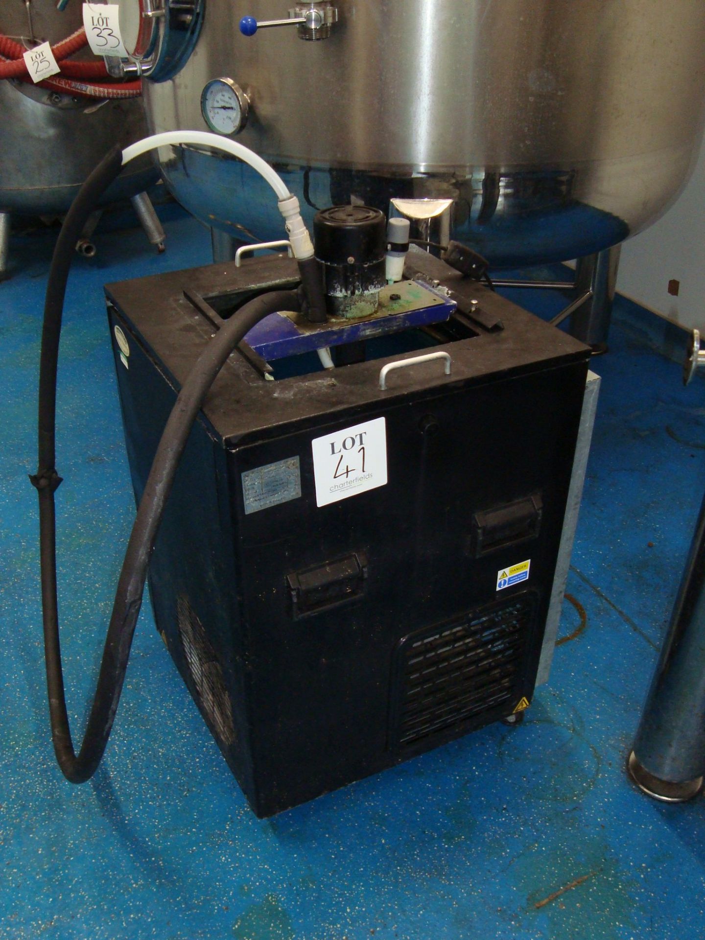 A Hallamshire remote chiller unit (Note cooling fluids must be safely removed together with this