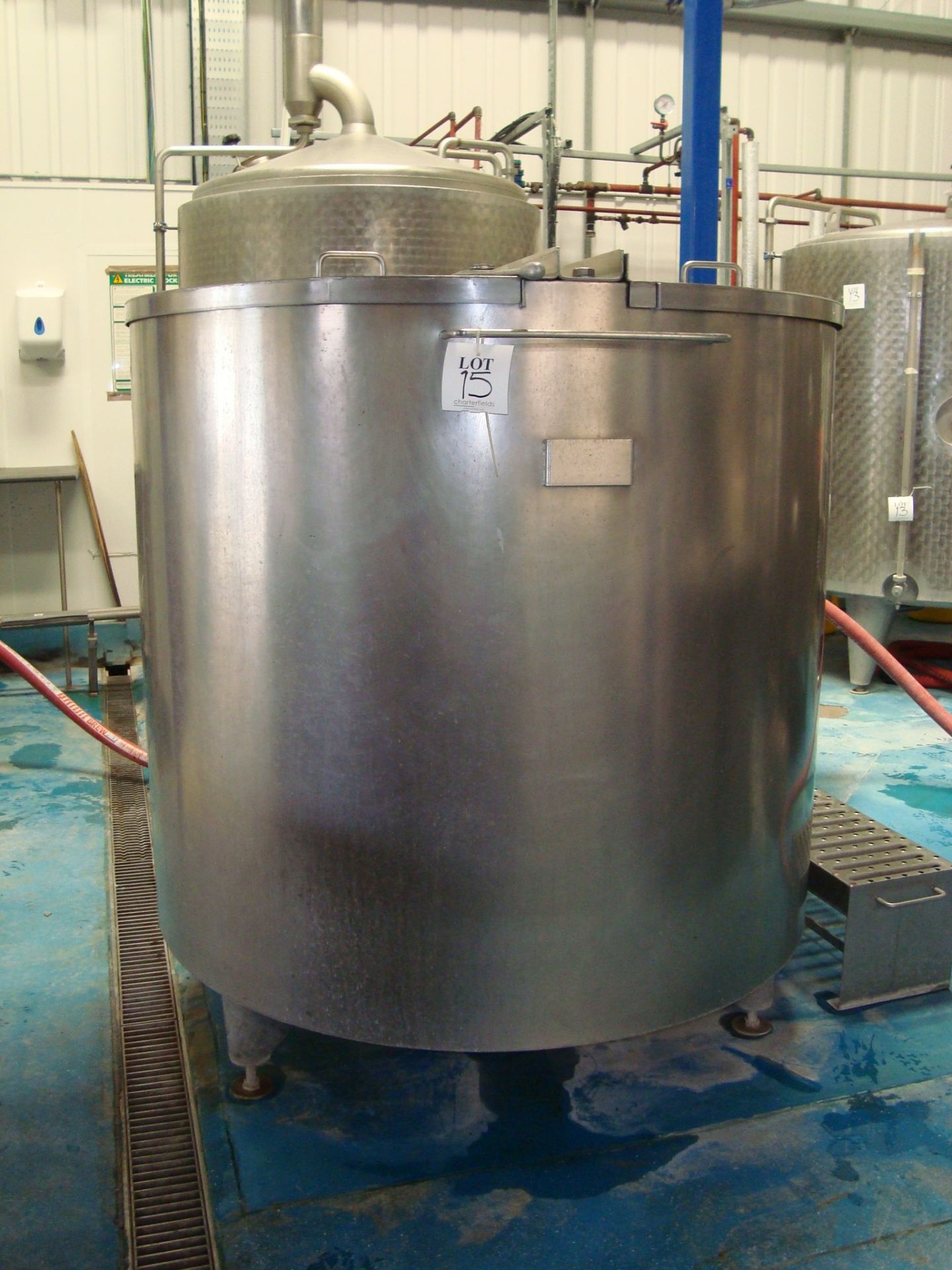 A Moeschle mash tun Serial number 21204