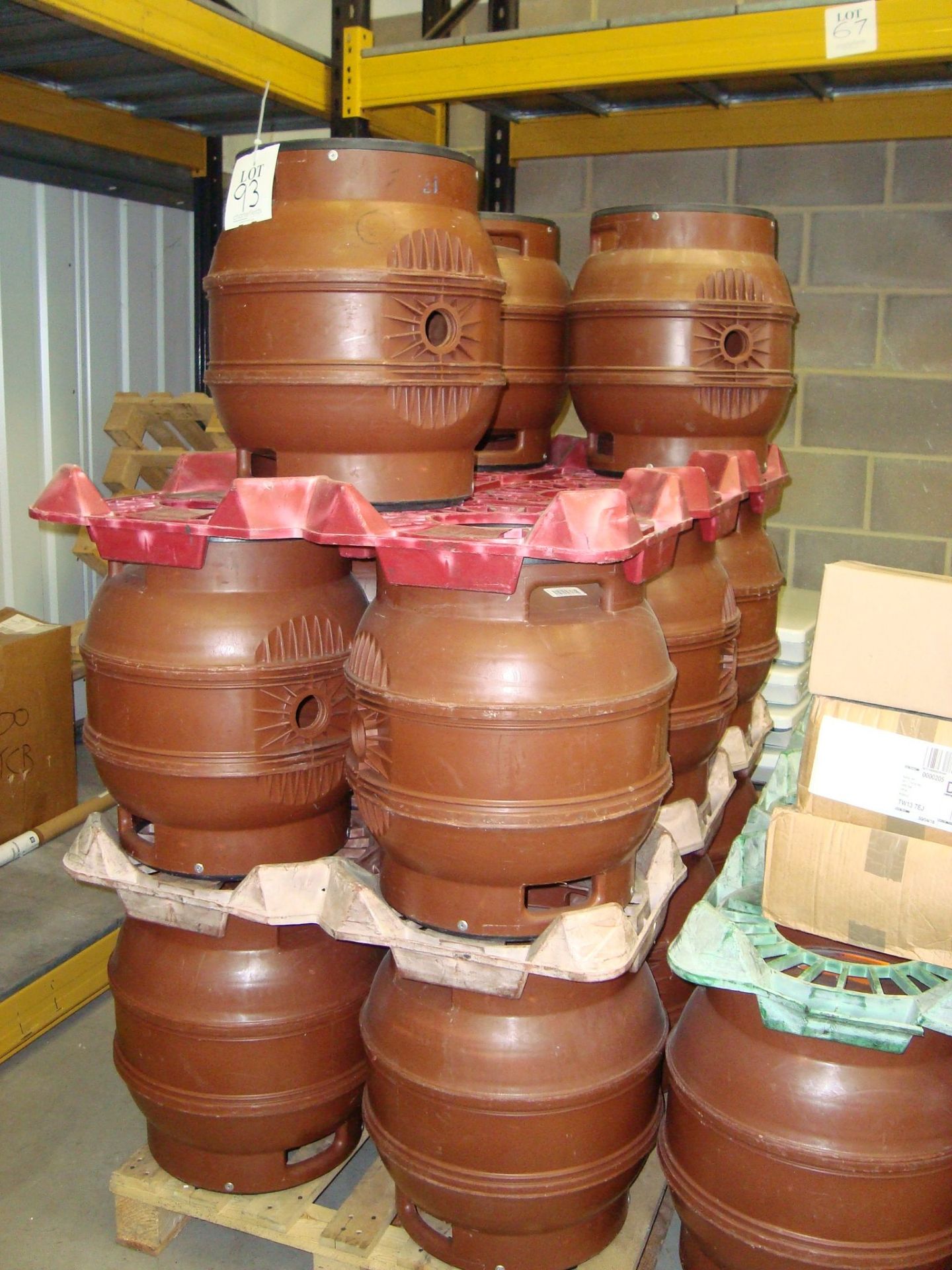 Fifty one plastic nine gallon firkin casks - Image 3 of 5