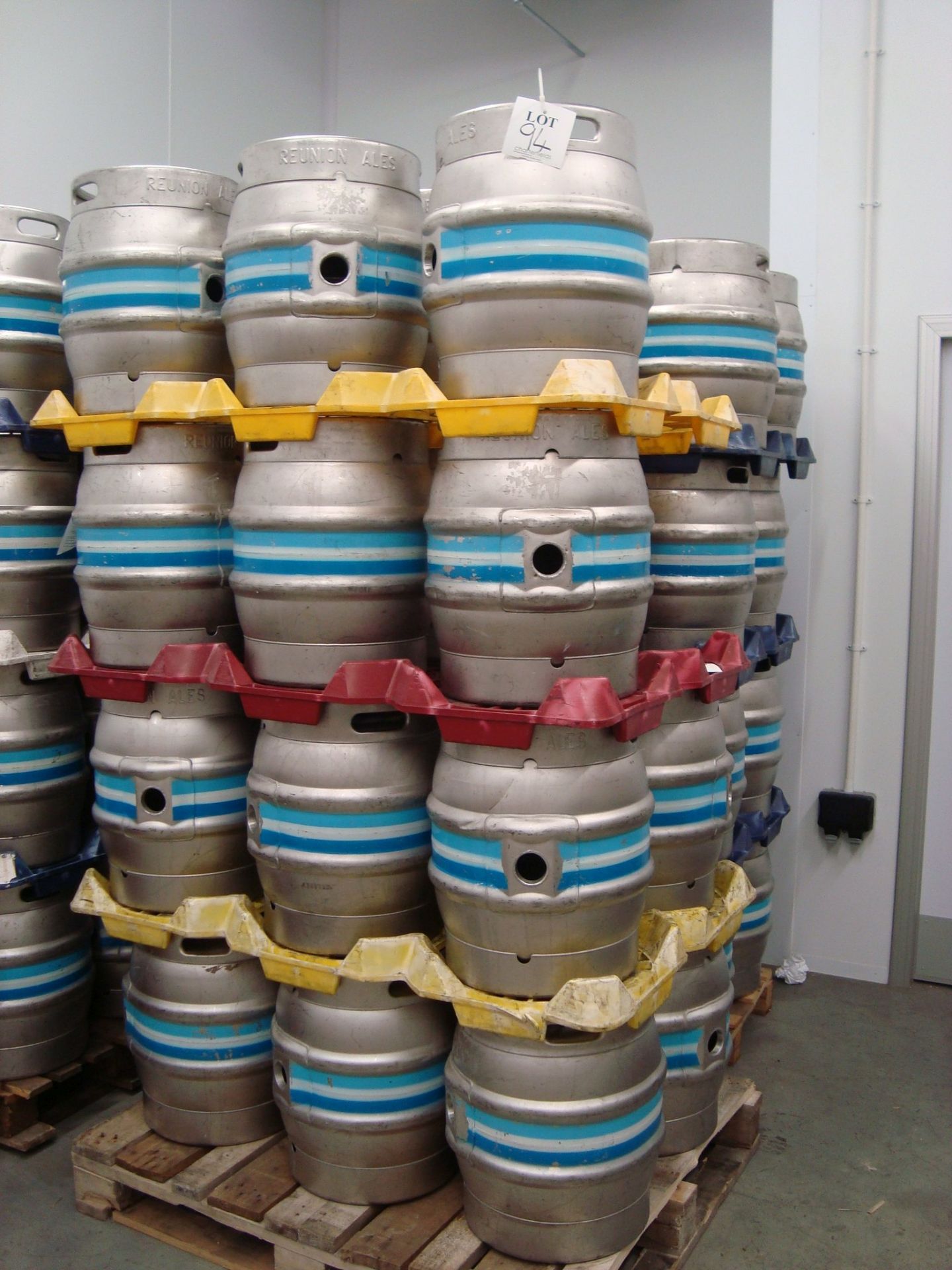 Thirty six stainless steel nine gallon firkin casks - Image 2 of 2