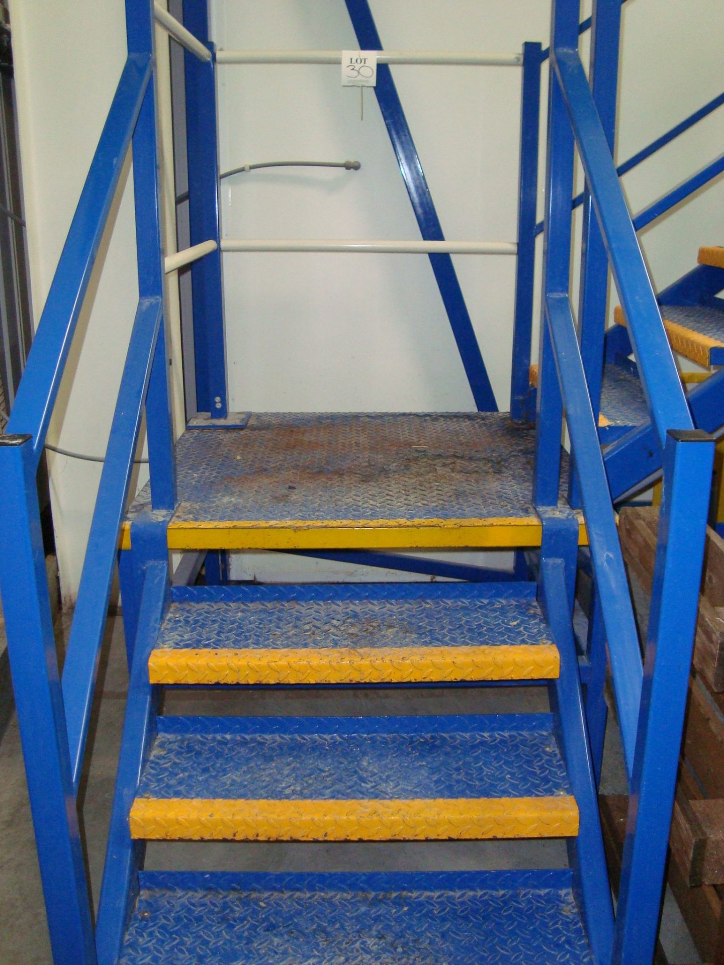 A steel framed mezzanine floor structure, approximately 13x7m, with two insulated cold room - Image 5 of 19