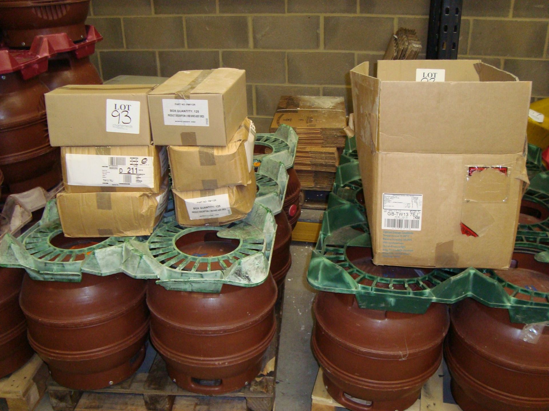 Fifty one plastic nine gallon firkin casks - Image 5 of 5