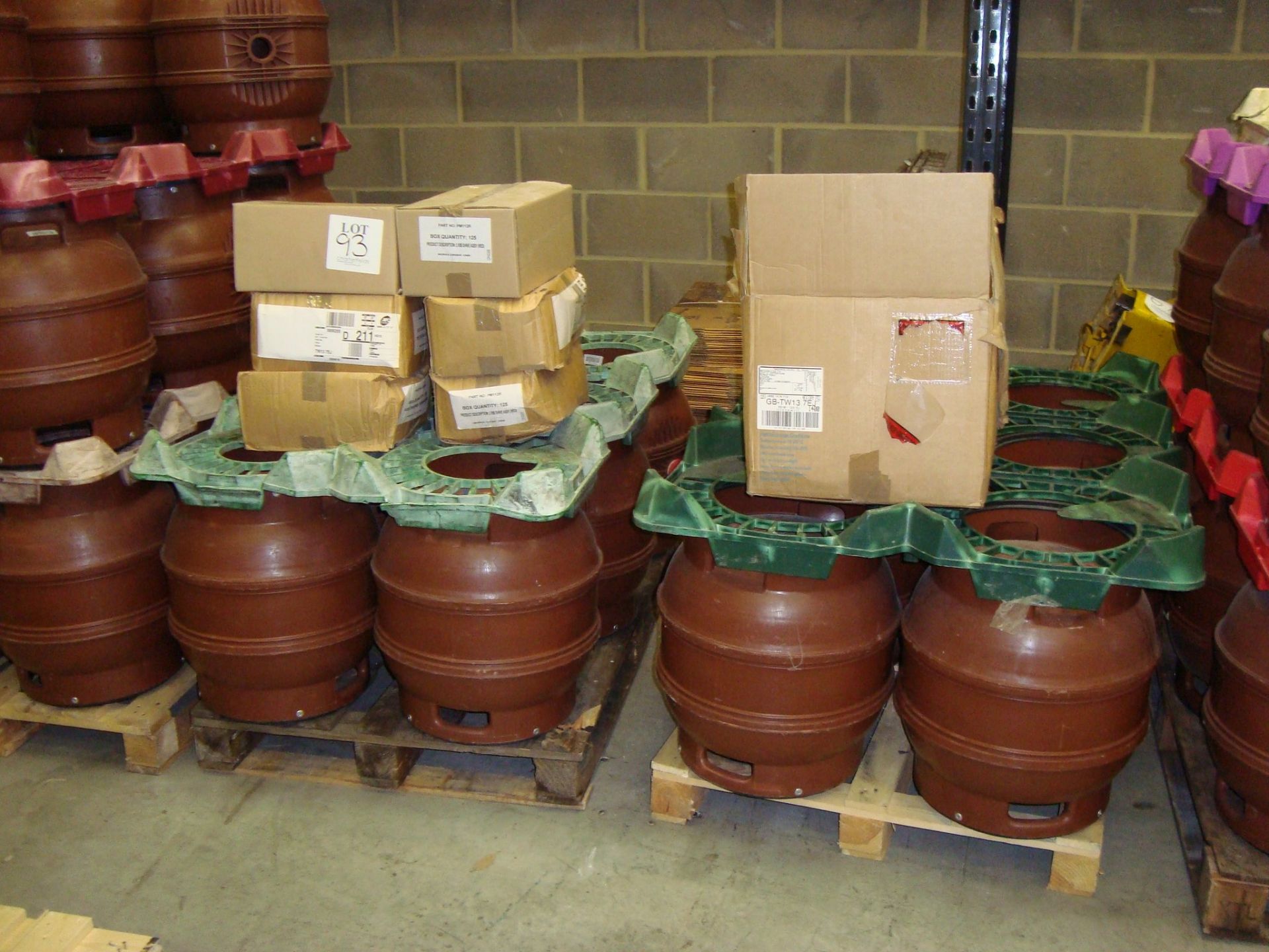 Fifty one plastic nine gallon firkin casks - Image 4 of 5