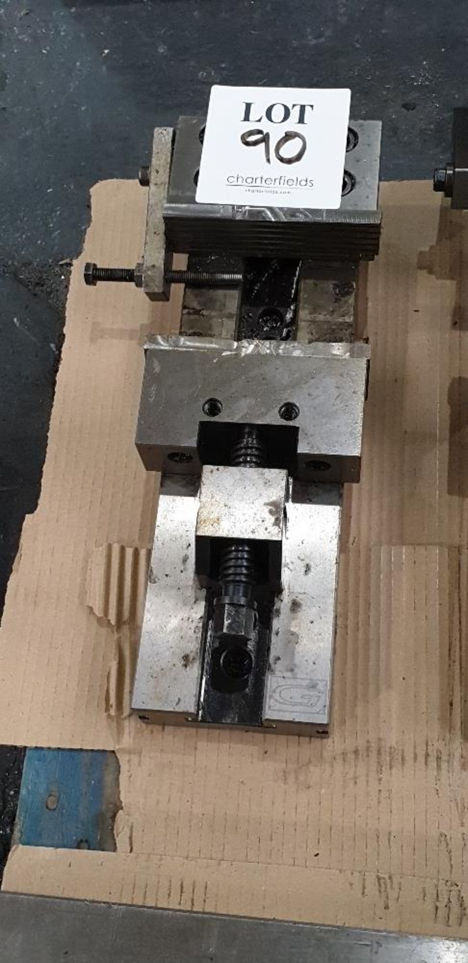 Precision machine vice, jaw width 150mm