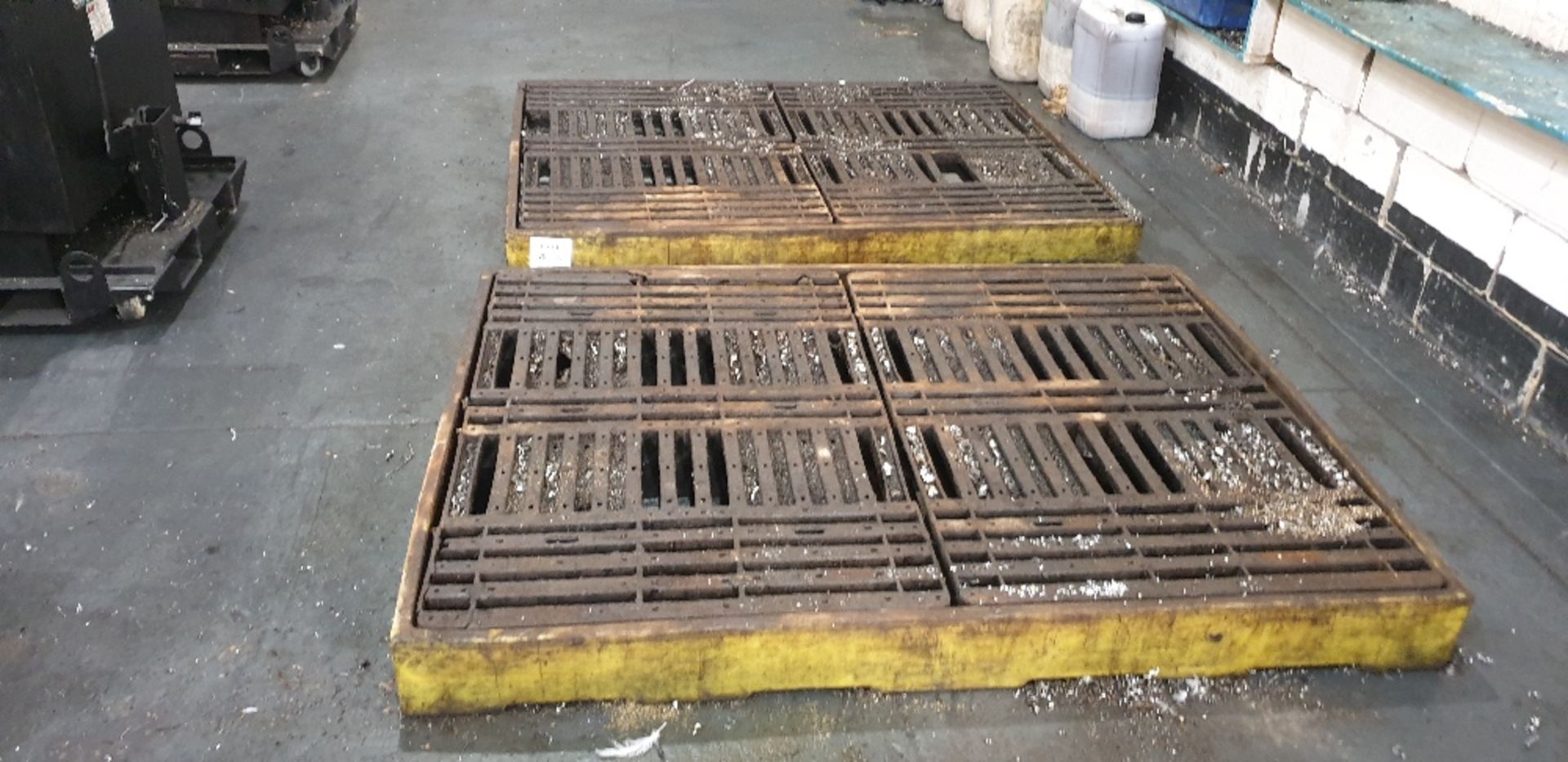 2 - plastic drum bund pallets