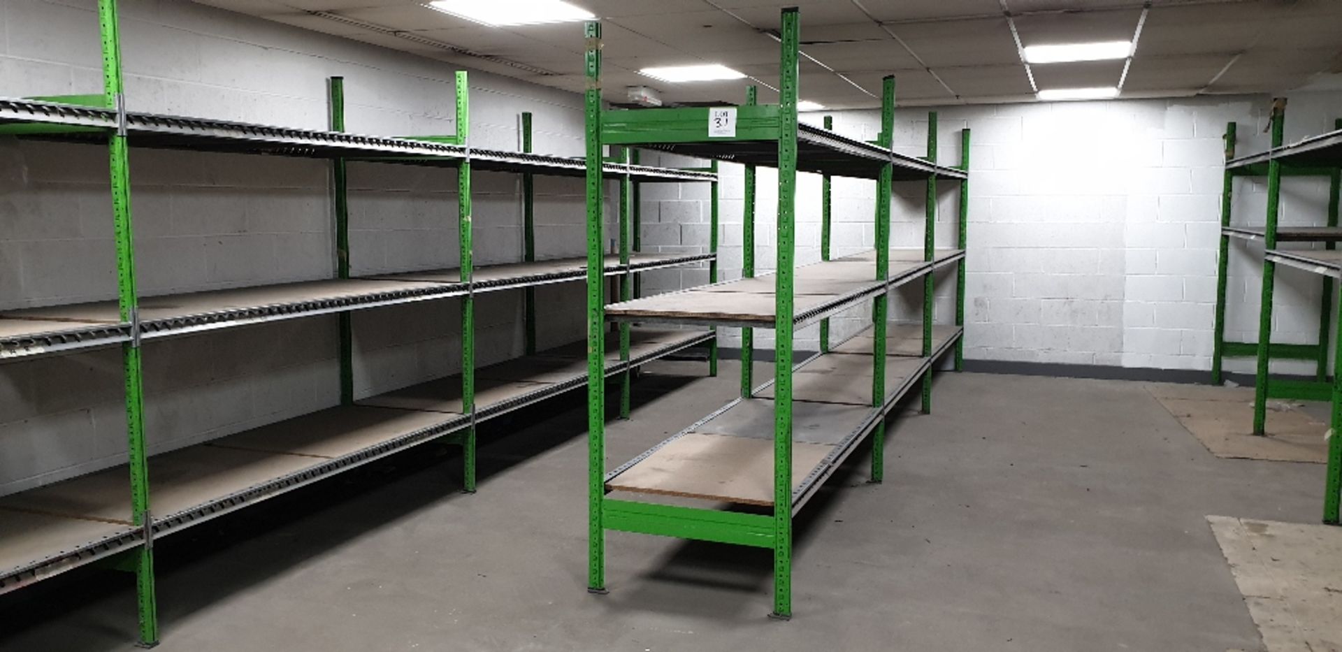 13 - bays of adjustable boltless shelving (bay size 2000m x 800m x 2200mm high) - Image 2 of 4