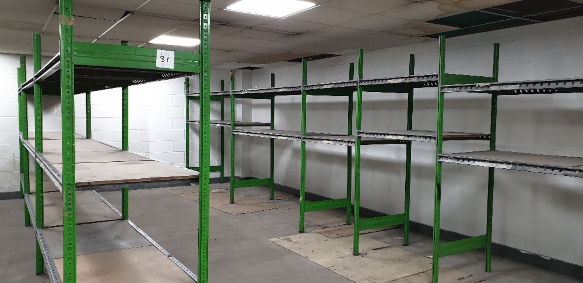 13 - bays of adjustable boltless shelving (bay size 2000m x 800m x 2200mm high) - Image 3 of 4