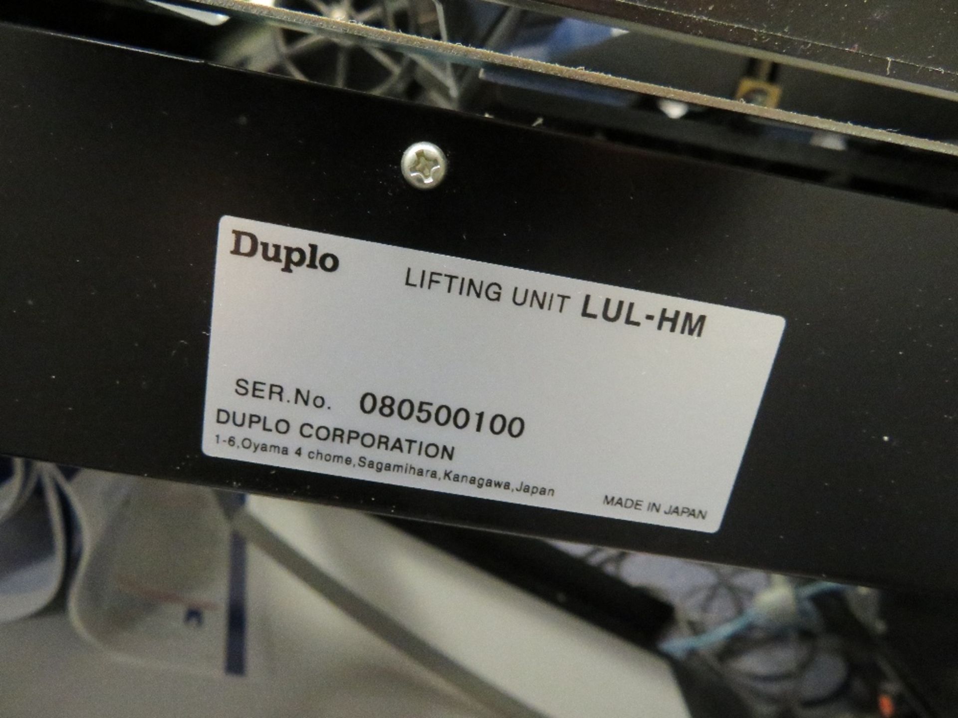 Duplo System 5000 Booklet Making Line, Serial Number 080800341 (December 2008) Comprising: DBM-500 - Image 12 of 18