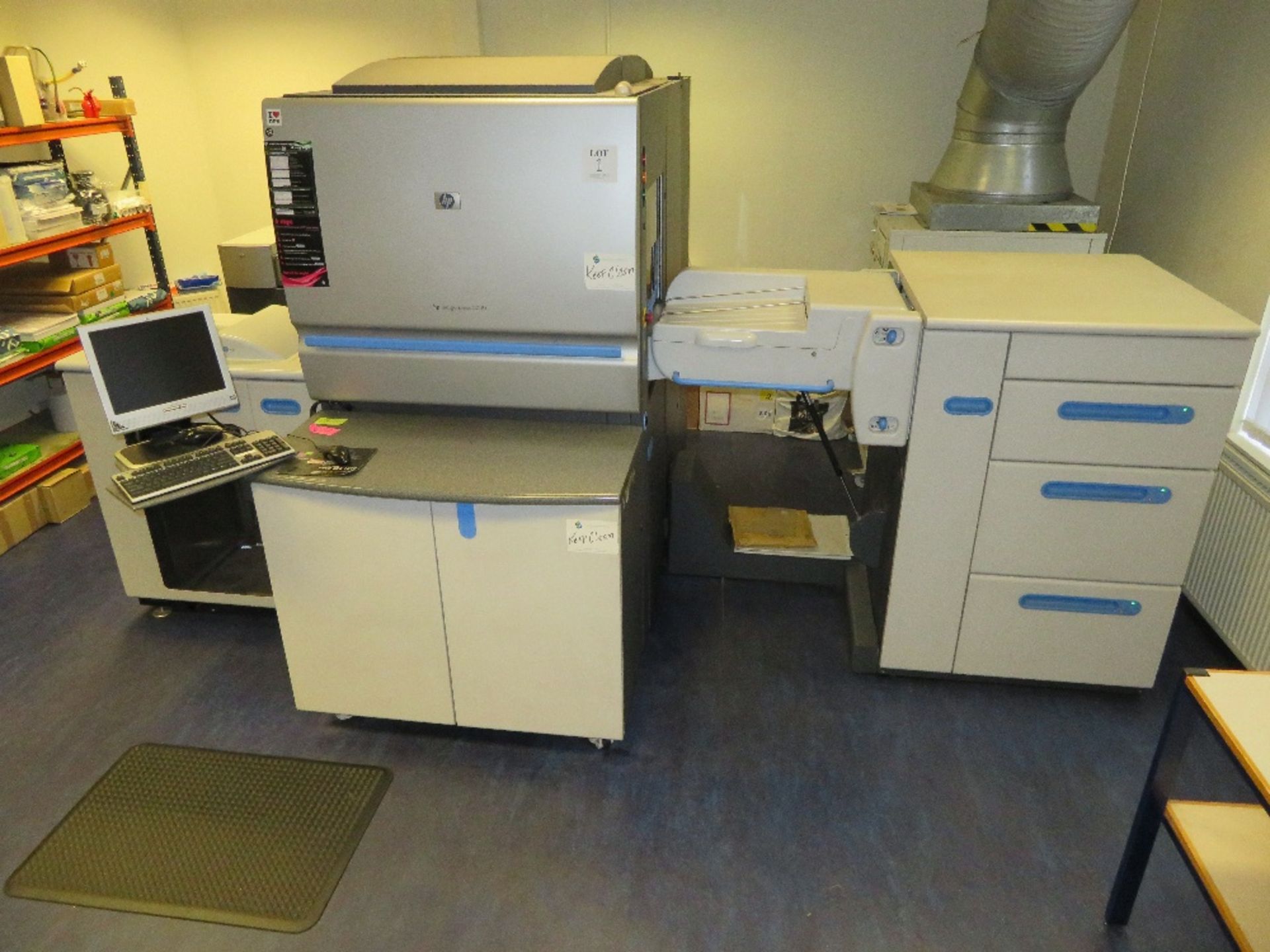 Hewlett Packard Indigo 5000 Five Colour Digital Printing Press, Serial Number IL-30000049 (2007) - Image 2 of 16