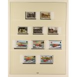 GB.ISLANDS ISLE OF MAN 1973 - 1993 IN PAIR LINDNER T HINGELESS ALBUMS in slip cases, never hinged