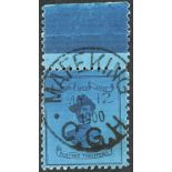 SOUTH AFRICA -COLS & REPS MAFEKING SIEGE 1900 3d deep blue / blue (narrow) Baden-Powell, SG 20, very