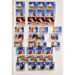 GB.ELIZABETH II 2007-2012 COMMEMORATIVE SETS, CHIEFLY GUTTER PAIRS but includes strips and blocks. A