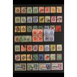 HONG KONG 1912-1936 USED COLLECTION on Hagner pages includes 1912-21 set to $2 inc the type A & B