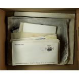 GREAT BRITAIN LOCAL POSTS A small box containing 1970's Local Post labels, Strike Post labels,