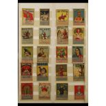 MATCHBOX LABELS all world collection on stock pages (many 100's)