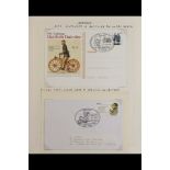 GERMANY WEST MOTORCYCLING IN GERMANY 1946-2015 collection of stamps, covers & postcards featuring