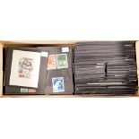 COLLECTIONS & ACCUMULATIONS WORLD SETS & ITEMS ON STOCK CARDS. A small box with chiefly fine mint,