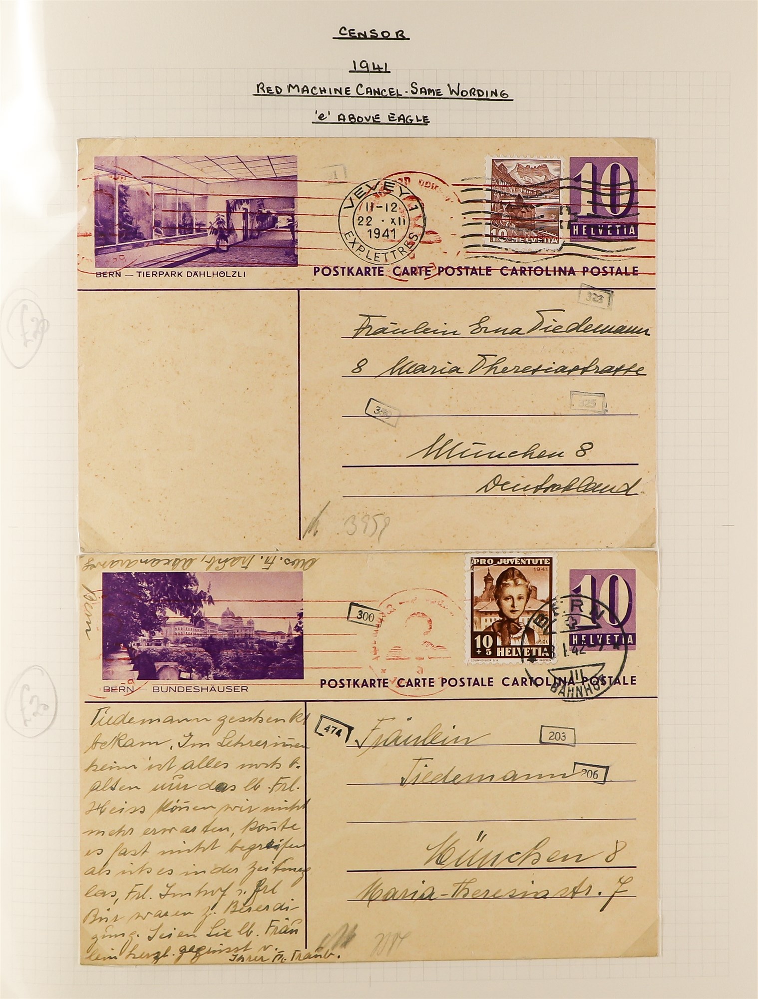 COLLECTIONS & ACCUMULATIONS POSTAL HISTORY COLLECTION of selected items knowledgeably annotated in a - Image 4 of 7