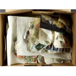 COLLECTIONS & ACCUMULATIONS BRITISH COMMONWEALTH SMALL BOX filled with packets & glassine
