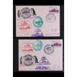 AUSTRALIAN ANT.TERR 1971-1998 SIGNED EXPEDITION COVERS COLLECTION in an album of covers bearing