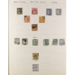 INDIA 1850's - 1970's COLLECTION of chiefly used stamps and some covers in a single album, also