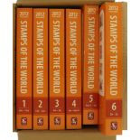 PHILATELIC LITERATURE Stanley Gibbons "2012 Stamps of The World" complete set of six volumes in 'as