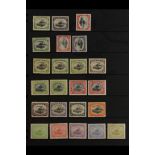 PAPUA 1901 - 1952 MINT COLLECTION on Hagner pages includes 1901-05 set of values to 2d, 1906-07