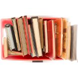 COLLECTIONS & ACCUMULATIONS 17 ALBUMS & STOCK BOOKS in a box incl "Lincoln" and "Triumph" albums,