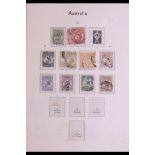 AUSTRALIA 1913-1988 USED COLLECTION, CAT £4000+ in a printed album, 1913 'roo range to 2s with