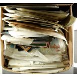 COLLECTIONS & ACCUMULATIONS COMMONWEALTH IN LARGE CARTON stuffed with all periods mint & used stamps