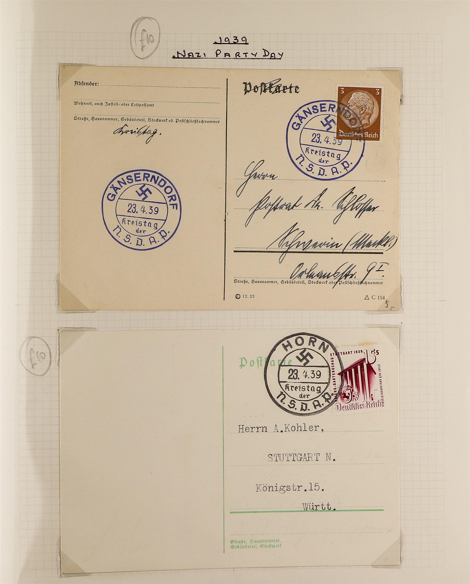 COLLECTIONS & ACCUMULATIONS POSTAL HISTORY COLLECTION of selected items knowledgeably annotated in a - Image 7 of 7