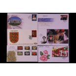 GB.ISLANDS JERSEY FIRST DAY COVERS 1969-2011 illustrated, unaddressed FDC's - chiefly 2000 to 2011