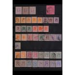 INDIAN FEUDATORY STATES INDORE 1886-1940 COLLECTION on Hagner pages, includes 1886 ½a (x3 shades)