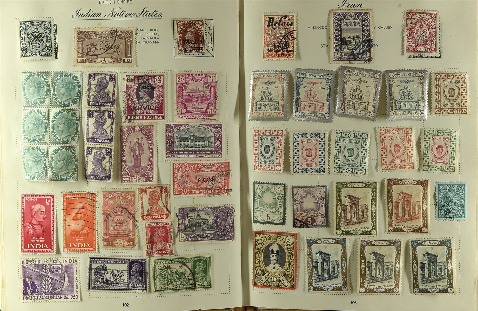 COLLECTIONS & ACCUMULATIONS WORLD, MUCH COMMONWEALTH IN 10 ALBUMS, PAGES, BOXES. A large carton with - Image 15 of 18