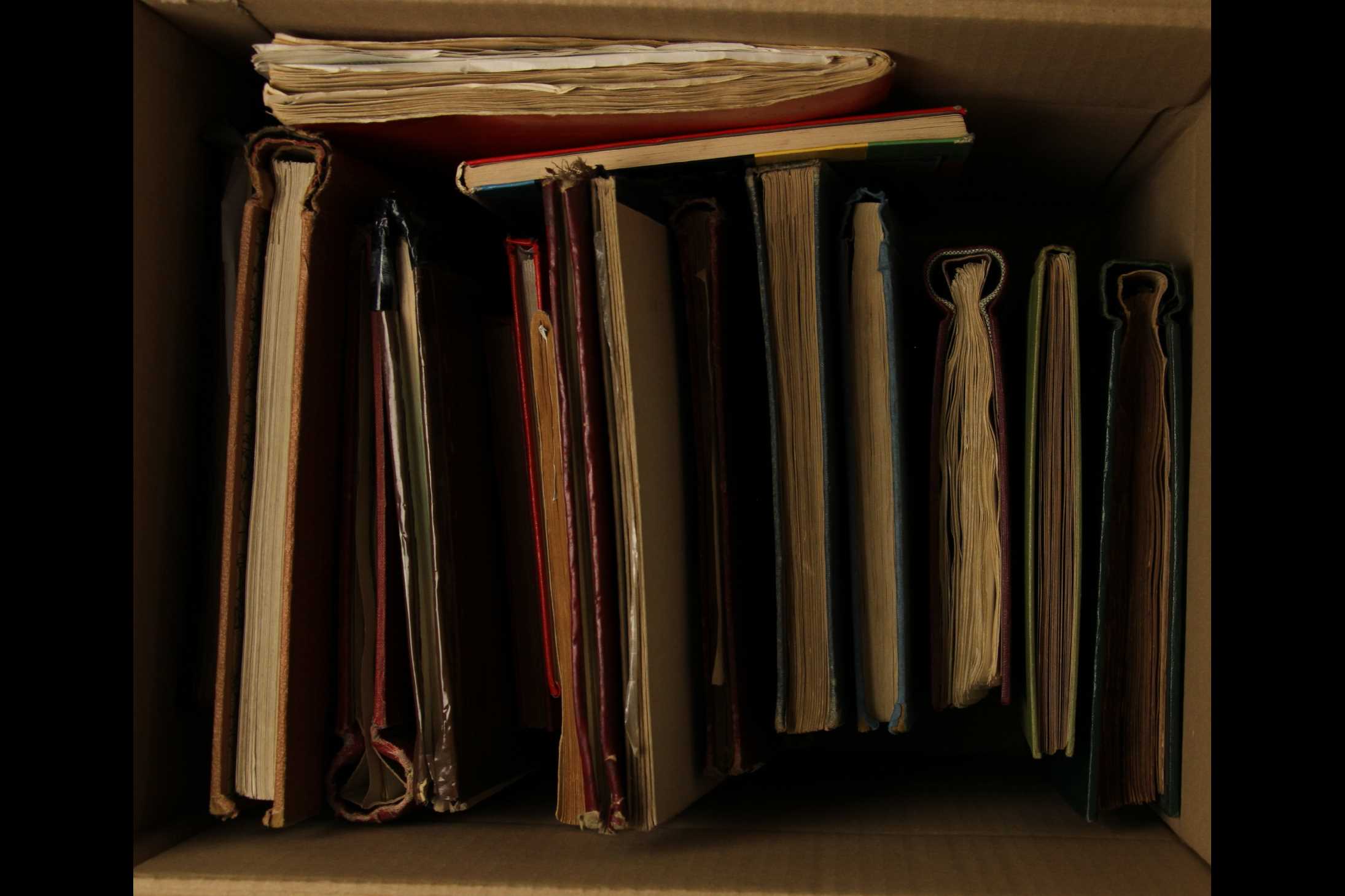 COLLECTIONS & ACCUMULATIONS 20 SMALL ALBUMS IN CARTON. A large box containing an all World, all - Image 9 of 9