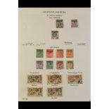 MOROCCO AGENCIES BRITISH CURRENCY 1907 - 1956 USED COLLECTION on album pages, 1907 vals to 1s,