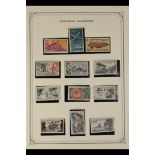 FRENCH DEPENDENCIES NEW CALEDONIA 1948 - 1993 AIR POST COLLECTION of never hinged mint stamps, stc