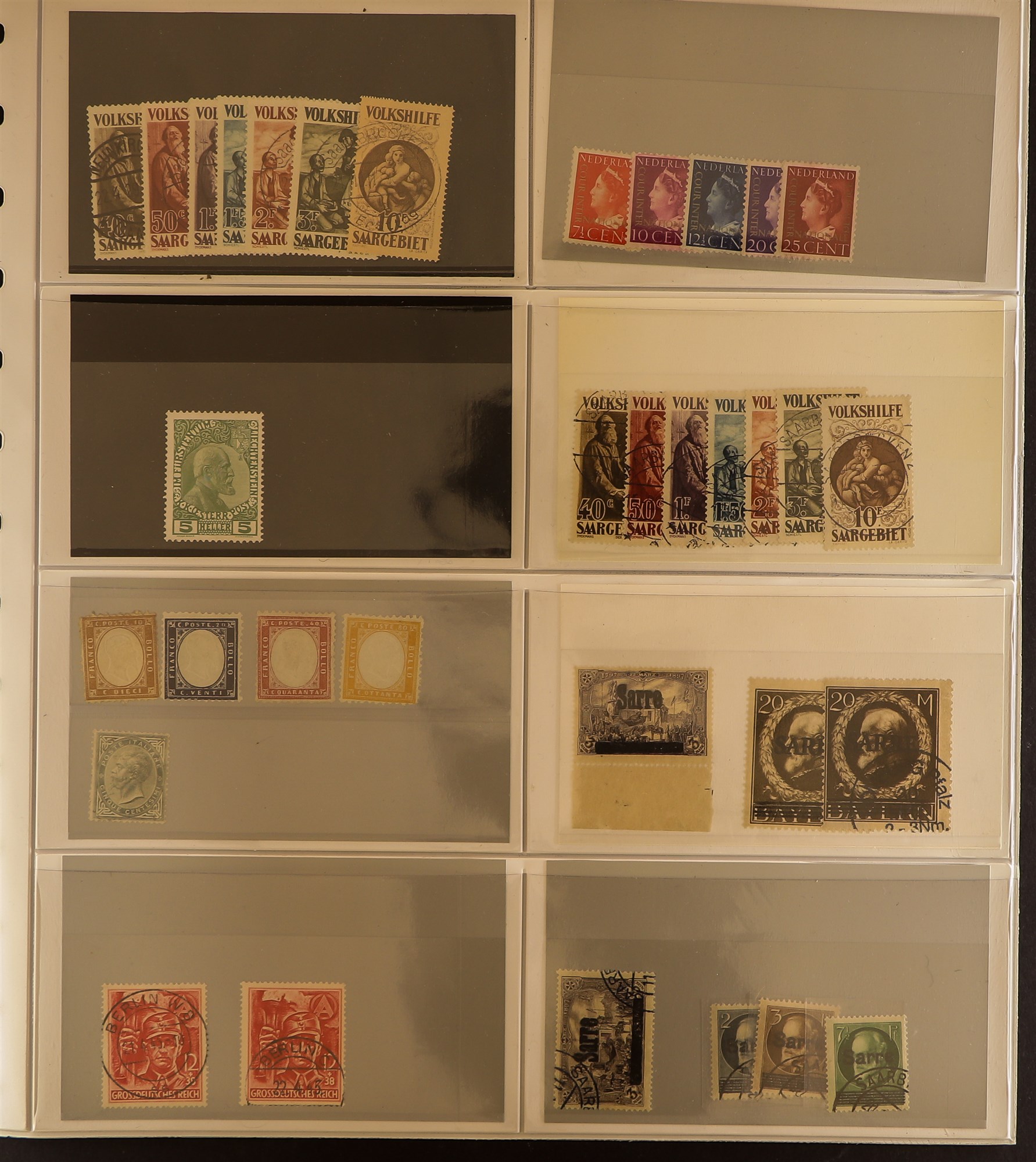 COLLECTIONS & ACCUMULATIONS HIGH-POWERED ACCUMULATION OF BETTER STAMPS. Part of a European - Image 28 of 61