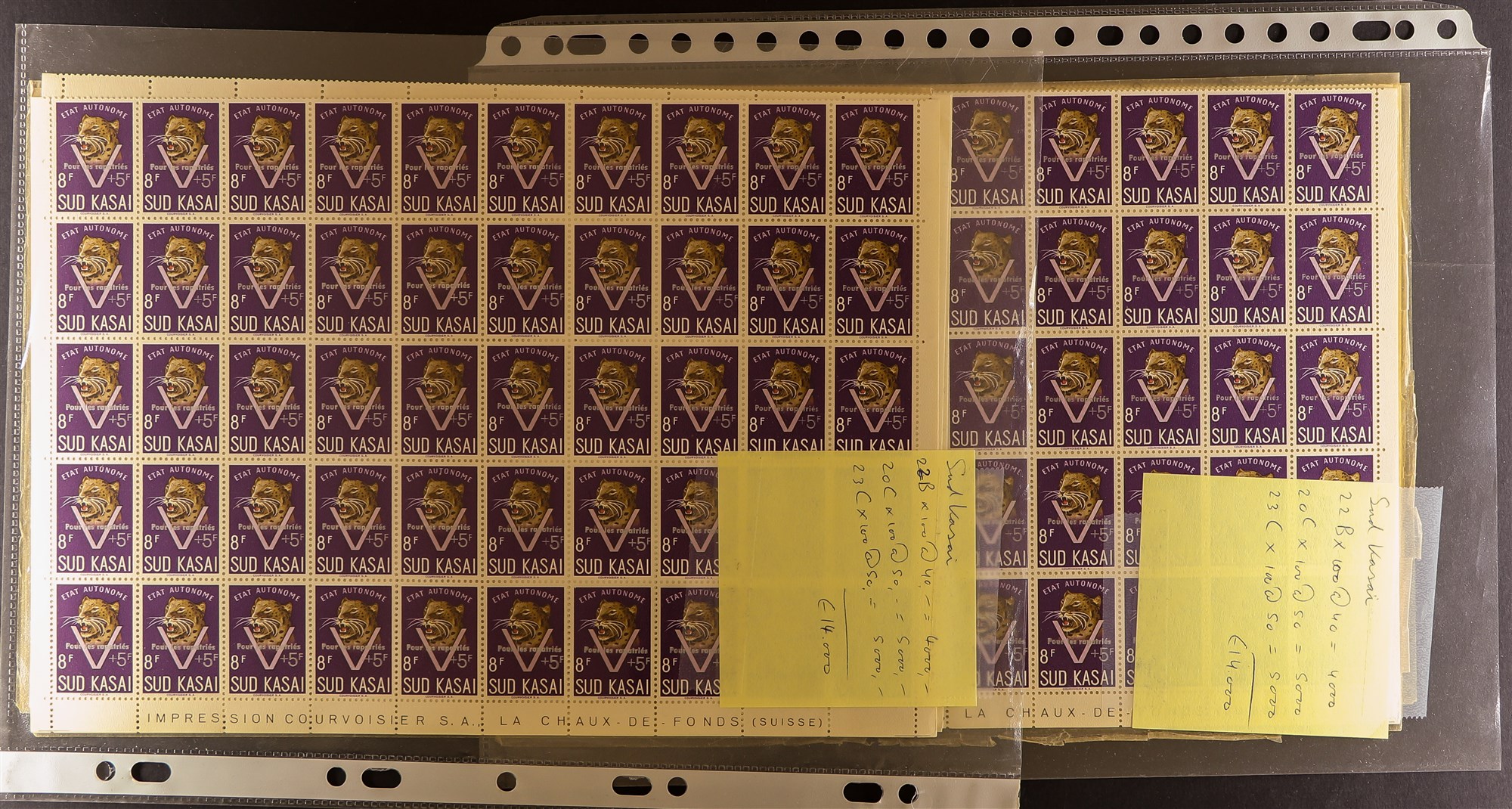 COLLECTIONS & ACCUMULATIONS HIGH-POWERED ACCUMULATION OF BETTER STAMPS. Part of a European - Image 32 of 61