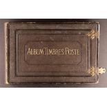 COLLECTIONS & ACCUMULATIONS 1863 LALLIER ALBUM with a worldwide collection from 1840 GB 1d