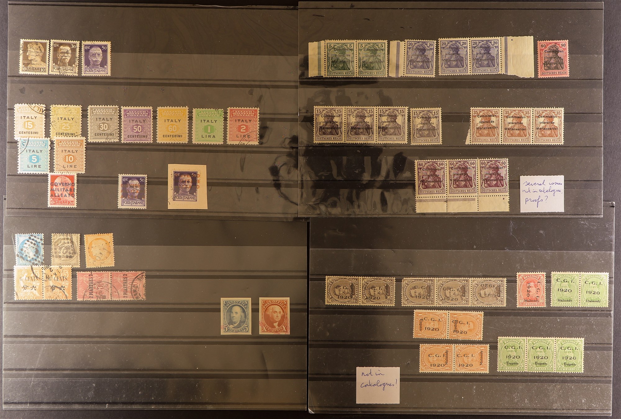 COLLECTIONS & ACCUMULATIONS HIGH-POWERED ACCUMULATION OF BETTER STAMPS. Part of a European - Image 42 of 61